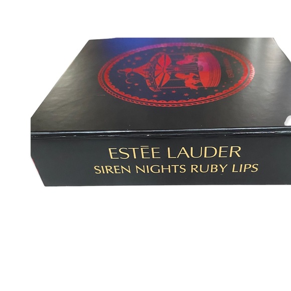 Estée Lauder Siren Night Ruby Red Lips Gift Set Lip Gloss Lipstick Lip Liner Red - Picture 6 of 8